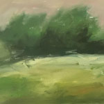 abstract landscape green pink thumbnail