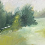 abstract landscape dark green vertical thumbnail